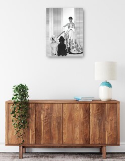 Foto 2 | Cuadro Decorativo - Audrey Hepburn En Sabrina (1954)- Unknown - Fotografía - 28x36 - Impresión En Lienzo - Fine Art Tj