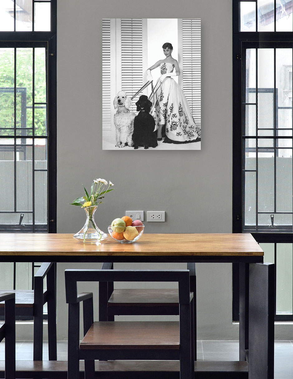Foto 5 pulgar | Cuadro Decorativo - Audrey Hepburn En Sabrina (1954)- Unknown - Fotografía - 28x36 - Impresión En Lienzo - Fine Art Tj