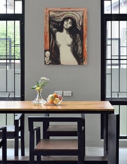 Foto 4 | Cuadro Decorativo - Virgen (1895–1896)- Edvard Munch - Abstracto - 28x36 - Impresión En Lienzo - Fine Art Tj
