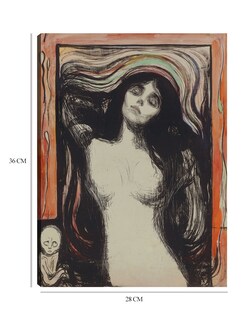 Foto 6 | Cuadro Decorativo - Virgen (1895–1896)- Edvard Munch - Abstracto - 28x36 - Impresión En Lienzo - Fine Art Tj