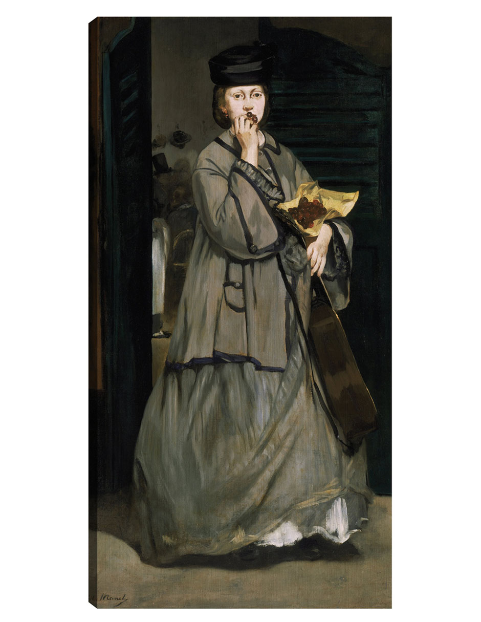 Cuadro Decorativo - Cantante Callejero- Edouard Manet - Fotografía - 46x89 - Impresión En Lienzo - Fine Art Tj