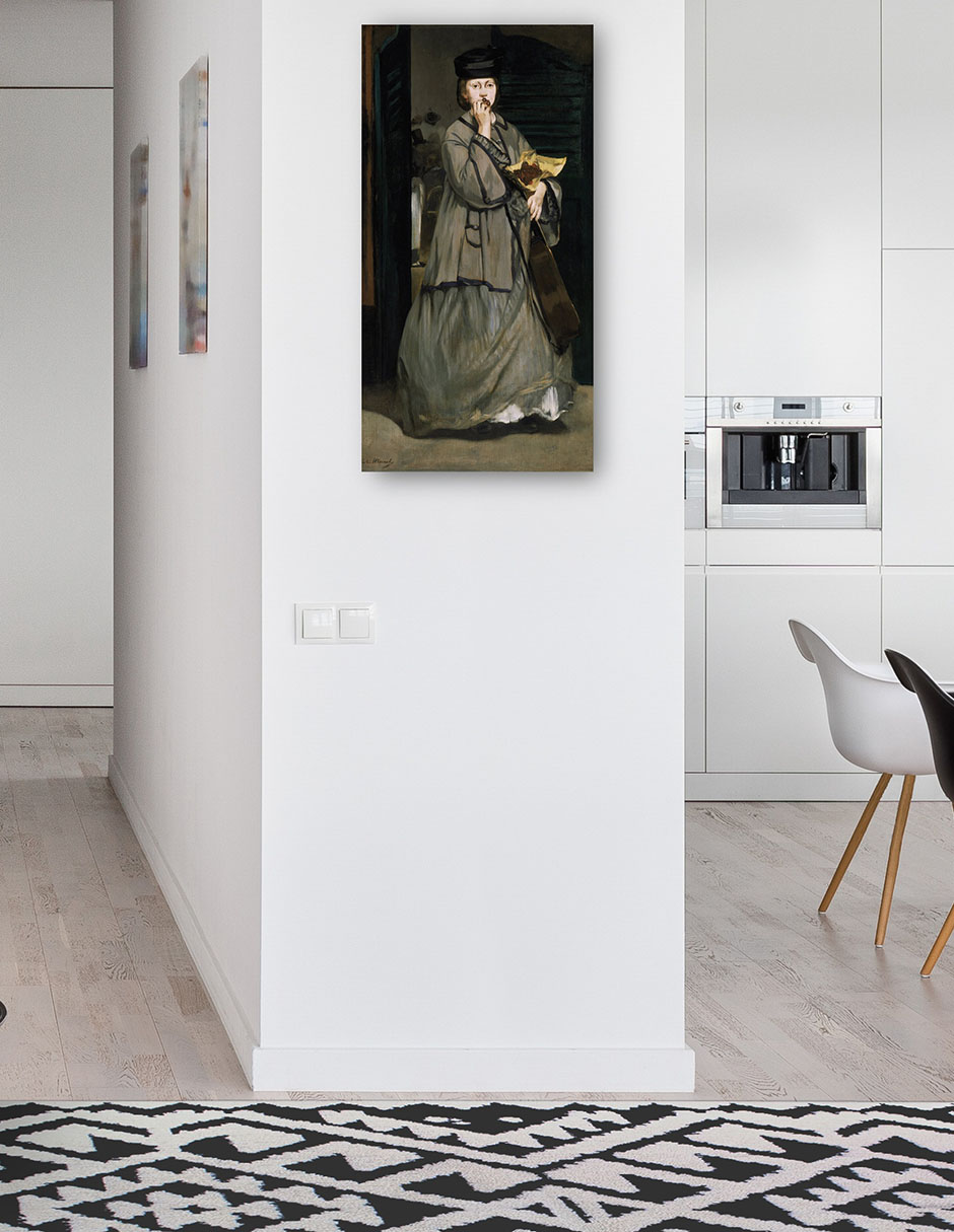 Foto 4 | Cuadro Decorativo - Cantante Callejero- Edouard Manet - Fotografía - 46x89 - Impresión En Lienzo - Fine Art Tj