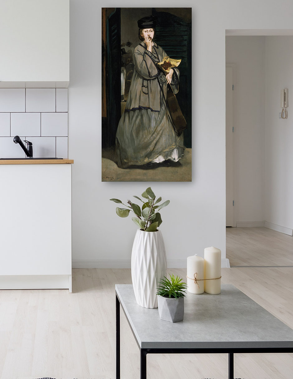 Foto 5 | Cuadro Decorativo - Cantante Callejero- Edouard Manet - Fotografía - 46x89 - Impresión En Lienzo - Fine Art Tj