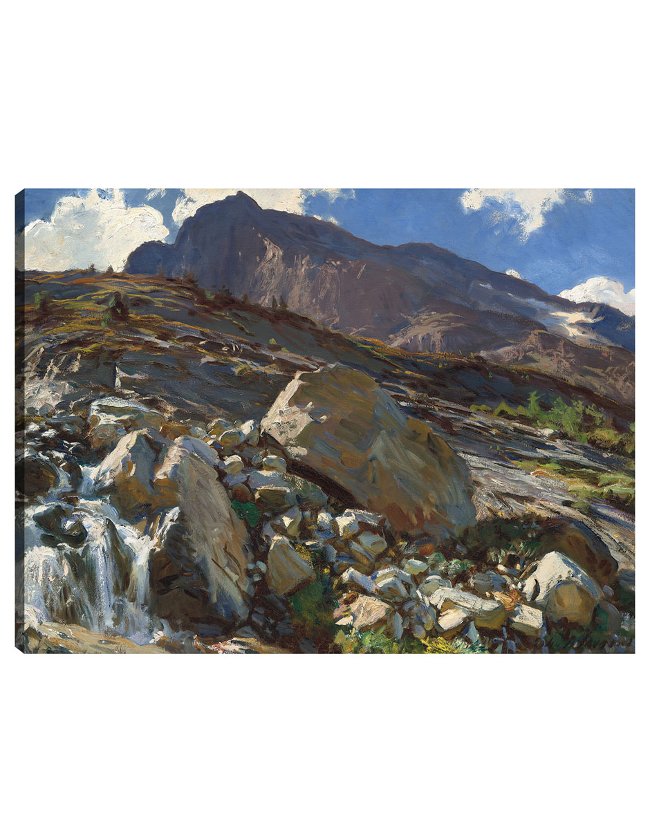Cuadro Decorativo - Paso Del Simplón (1911)- John Singer Sargent - Paisaje - 77x102 - Impresión En Lienzo - Fine Art Tj
