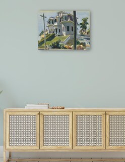 Foto 4 | Cuadro Decorativo - La Casa De Haskell (1924)- Edward Hopper - Ciudades - 28x36 - Impresión En Lienzo - Fine Art Tj