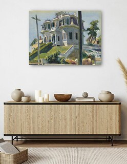 Foto 5 | Cuadro Decorativo - La Casa De Haskell (1924)- Edward Hopper - Ciudades - 28x36 - Impresión En Lienzo - Fine Art Tj