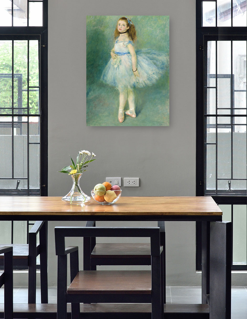 Foto 5 pulgar | Cuadro Decorativo - El Bailarín- Pierre-auguste Renoir - Fotografía - 28x36 - Impresión En Lienzo - Fine Art Tj