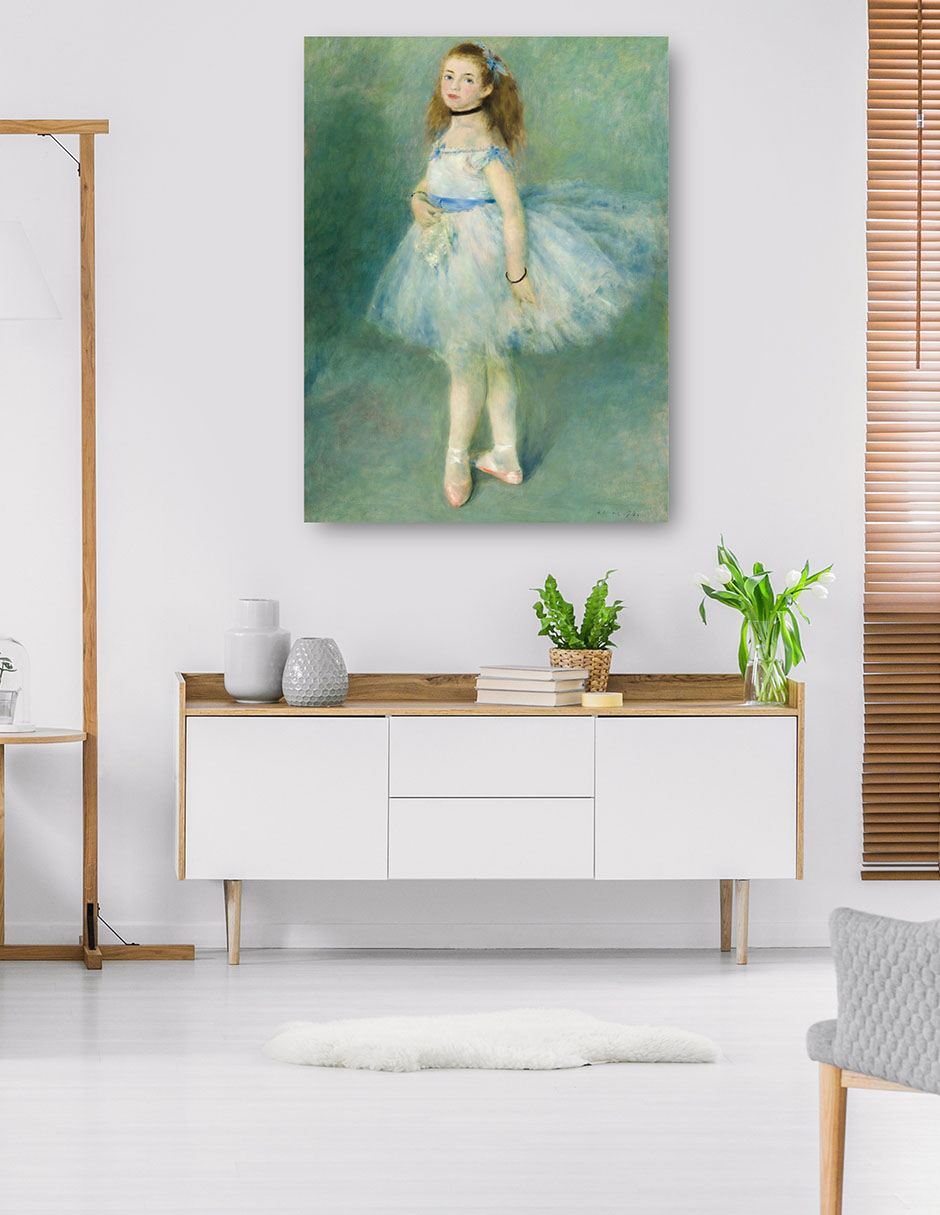 Foto 6 pulgar | Cuadro Decorativo - El Bailarín- Pierre-auguste Renoir - Fotografía - 28x36 - Impresión En Lienzo - Fine Art Tj