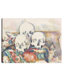 Foto 1 | Cuadro Decorativo - Las Tres Calaveras (1902-1906)- Paul Cézanne - Religión - 69x92 - Impresión En Lienzo - Fine Art T