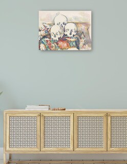 Foto 4 | Cuadro Decorativo - Las Tres Calaveras (1902-1906)- Paul Cézanne - Religión - 69x92 - Impresión En Lienzo - Fine Art T