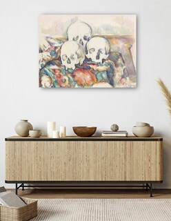 Foto 5 | Cuadro Decorativo - Las Tres Calaveras (1902-1906)- Paul Cézanne - Religión - 69x92 - Impresión En Lienzo - Fine Art T