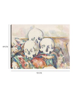 Foto 6 | Cuadro Decorativo - Las Tres Calaveras (1902-1906)- Paul Cézanne - Religión - 69x92 - Impresión En Lienzo - Fine Art T