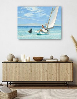 Foto 5 | Cuadro Decorativo - Oleaje Del Suelo (1939)- Edward Hopper - Costa - 28x36 - Impresión En Lienzo - Fine Art Tj