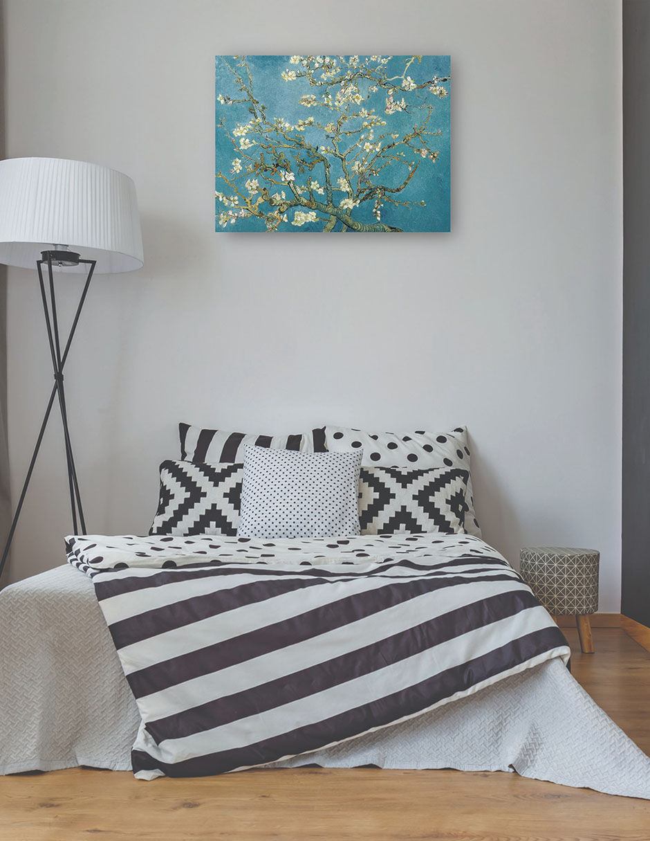 Foto 4 pulgar | Cuadro Decorativo - Flor De Almendro (c.1890)- Vincent Van Gogh - Floral - 77x102 - Impresión En Lienzo - Fine Art Tj