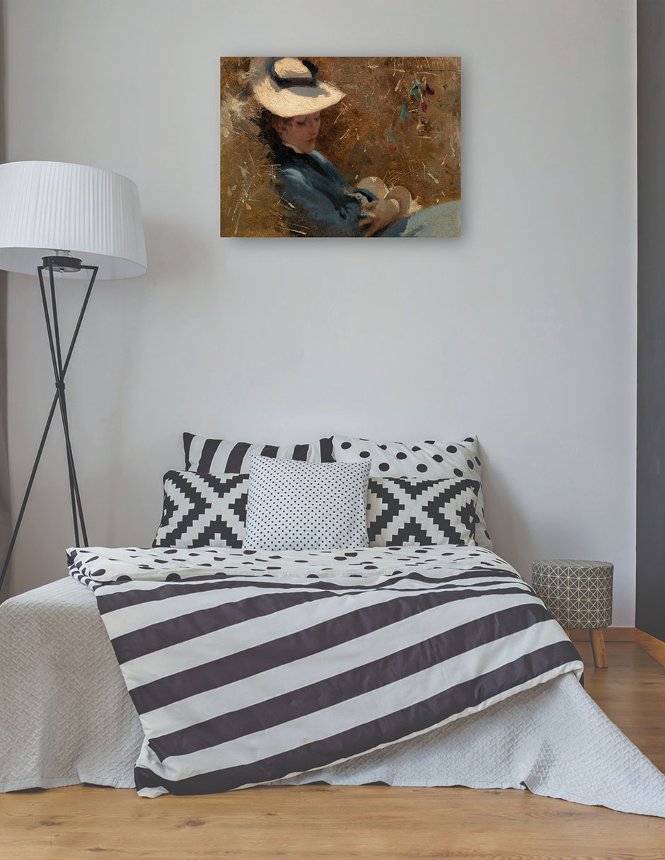 Foto 4 pulgar | Cuadro Decorativo - Descanso (c. 1875)- John Singer Sargent - Fotografía - 46x61 - Impresión En Lienzo - Fine Art Tj