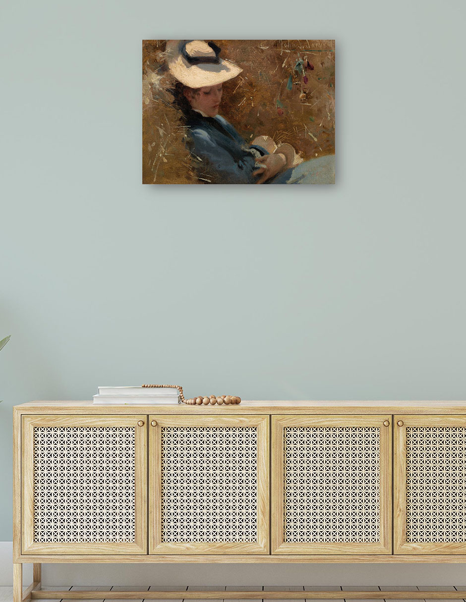 Foto 5 pulgar | Cuadro Decorativo - Descanso (c. 1875)- John Singer Sargent - Fotografía - 46x61 - Impresión En Lienzo - Fine Art Tj