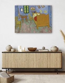 Foto 5 | Cuadro Decorativo - El Dormitorio (1889)- Vincent Van Gogh - Abstracto - 77x102 - Impresión En Lienzo - Fine Art Tj