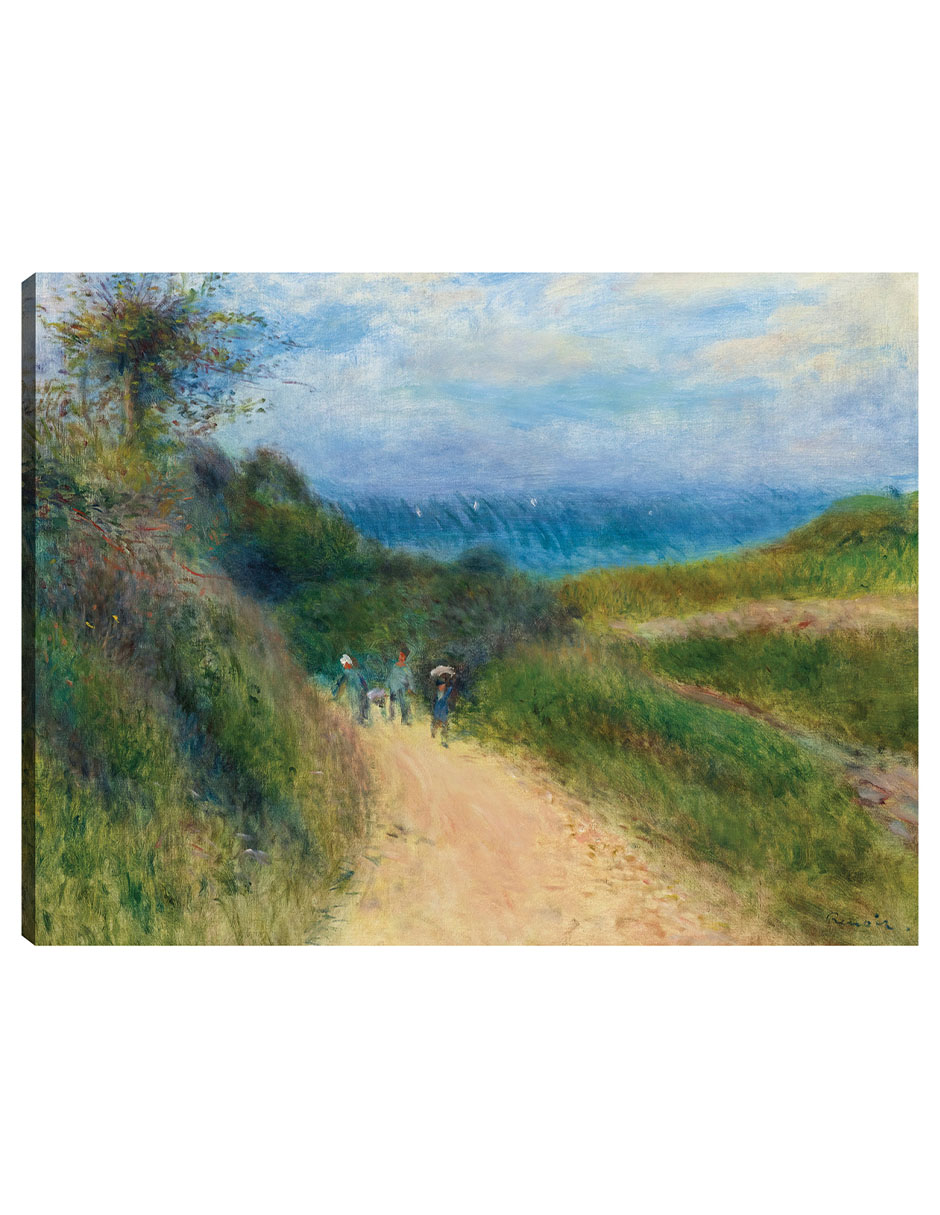 Cuadro Decorativo - Ruta À ​​berneval- Pierre-auguste Renoir  - Religión - 69x92 - Impresión En Lienzo - Fine Art Tj