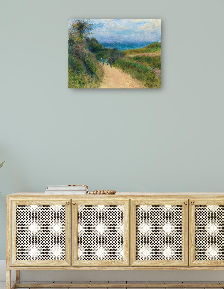 Foto 5 pulgar | Cuadro Decorativo - Ruta À ​​berneval- Pierre-auguste Renoir  - Religión - 69x92 - Impresión En Lienzo - Fine Art Tj