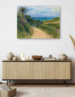 Foto 5 | Cuadro Decorativo - Ruta À berneval- Pierre-auguste Renoir - Religión - 69x92 - Impresión En Lienzo - Fine Art Tj