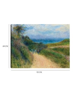 Foto 6 | Cuadro Decorativo - Ruta À berneval- Pierre-auguste Renoir - Religión - 69x92 - Impresión En Lienzo - Fine Art Tj