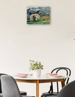 Foto 2 | Cuadro Decorativo - Casa En Provenza (1885)- Paul Cézanne - Religión - 46x61 - Impresión En Lienzo - Fine Art Tj