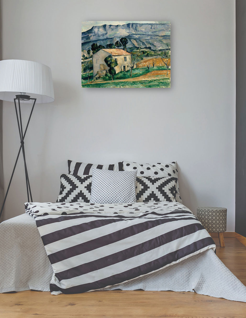 Foto 3 | Cuadro Decorativo - Casa En Provenza (1885)- Paul Cézanne - Religión - 46x61 - Impresión En Lienzo - Fine Art Tj