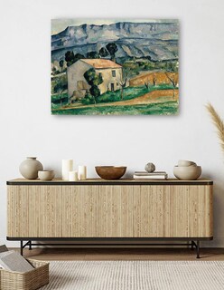 Foto 5 | Cuadro Decorativo - Casa En Provenza (1885)- Paul Cézanne - Religión - 46x61 - Impresión En Lienzo - Fine Art Tj