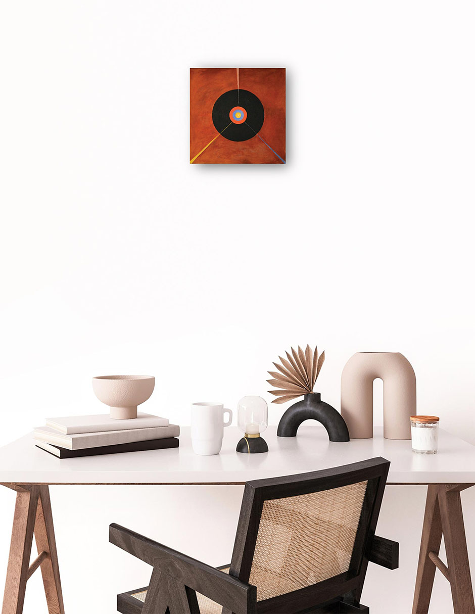 Foto 2 | Cuadro Decorativo - El Cisne, N° 18 (1914 -1915)- Hilma Af Klint - Abstracto - 72x72 - Impresión En Lienzo - Fine Art