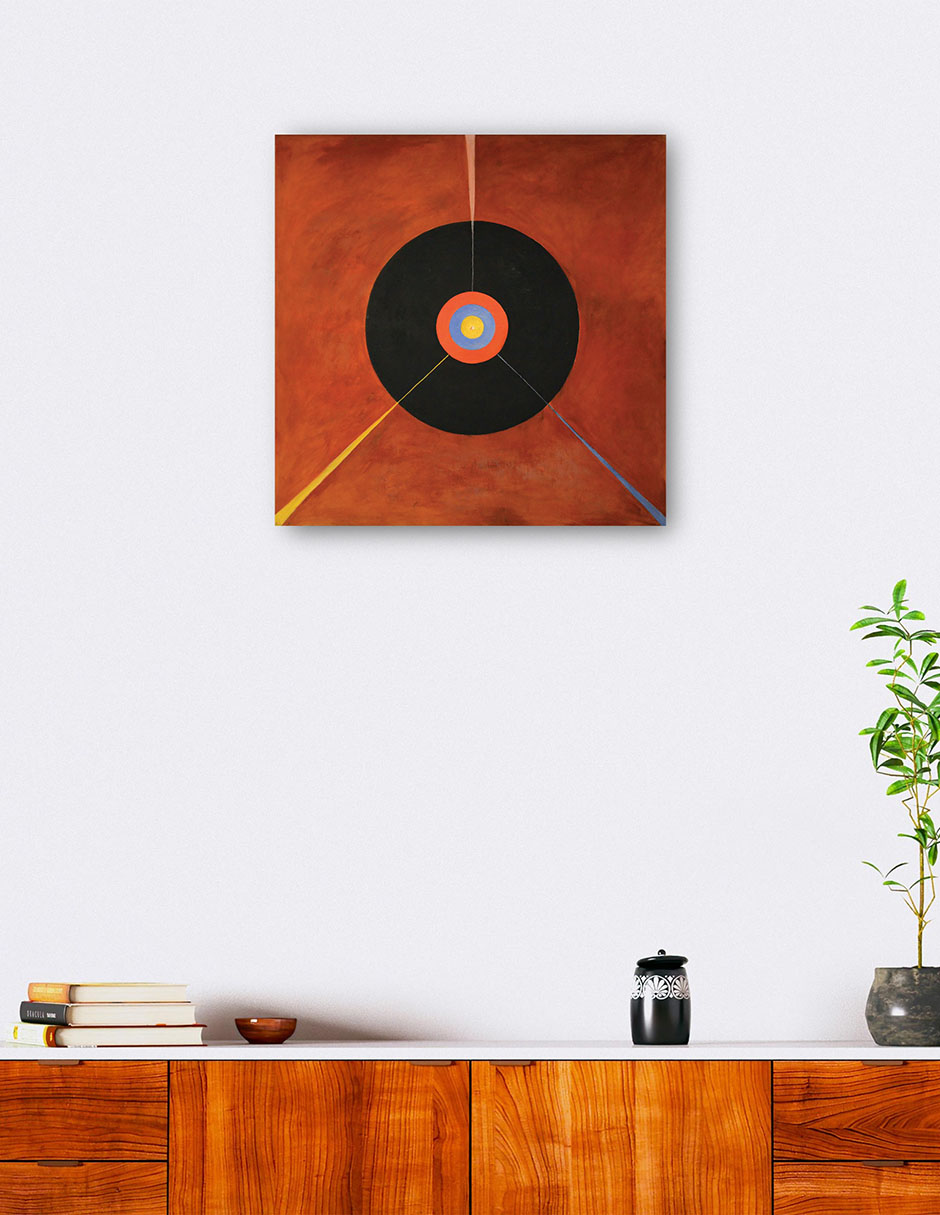 Foto 5 | Cuadro Decorativo - El Cisne, N° 18 (1914 -1915)- Hilma Af Klint - Abstracto - 72x72 - Impresión En Lienzo - Fine Art