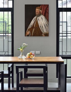 Foto 4 | Cuadro Decorativo - Dux Pietro Loredano- Jacopo Tintoretto - Fotografía - 69x92 - Impresión En Lienzo - Fine Art Tj