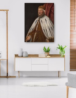 Foto 5 | Cuadro Decorativo - Dux Pietro Loredano- Jacopo Tintoretto - Fotografía - 69x92 - Impresión En Lienzo - Fine Art Tj