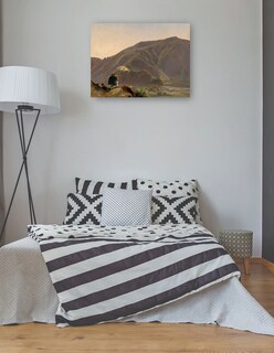 Foto 3 | Cuadro Decorativo - Vista De Bolzano Con Un Pintor- Jules Coignet - Paisaje - 69x92 - Impresión En Lienzo - Fine Art Tj