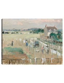 Foto 1 | Cuadro Decorativo - Colgar La Ropa Para Que Se Seque- Berthe Morisot - Religión - 46x61 - Impresión En Lienzo - Fin