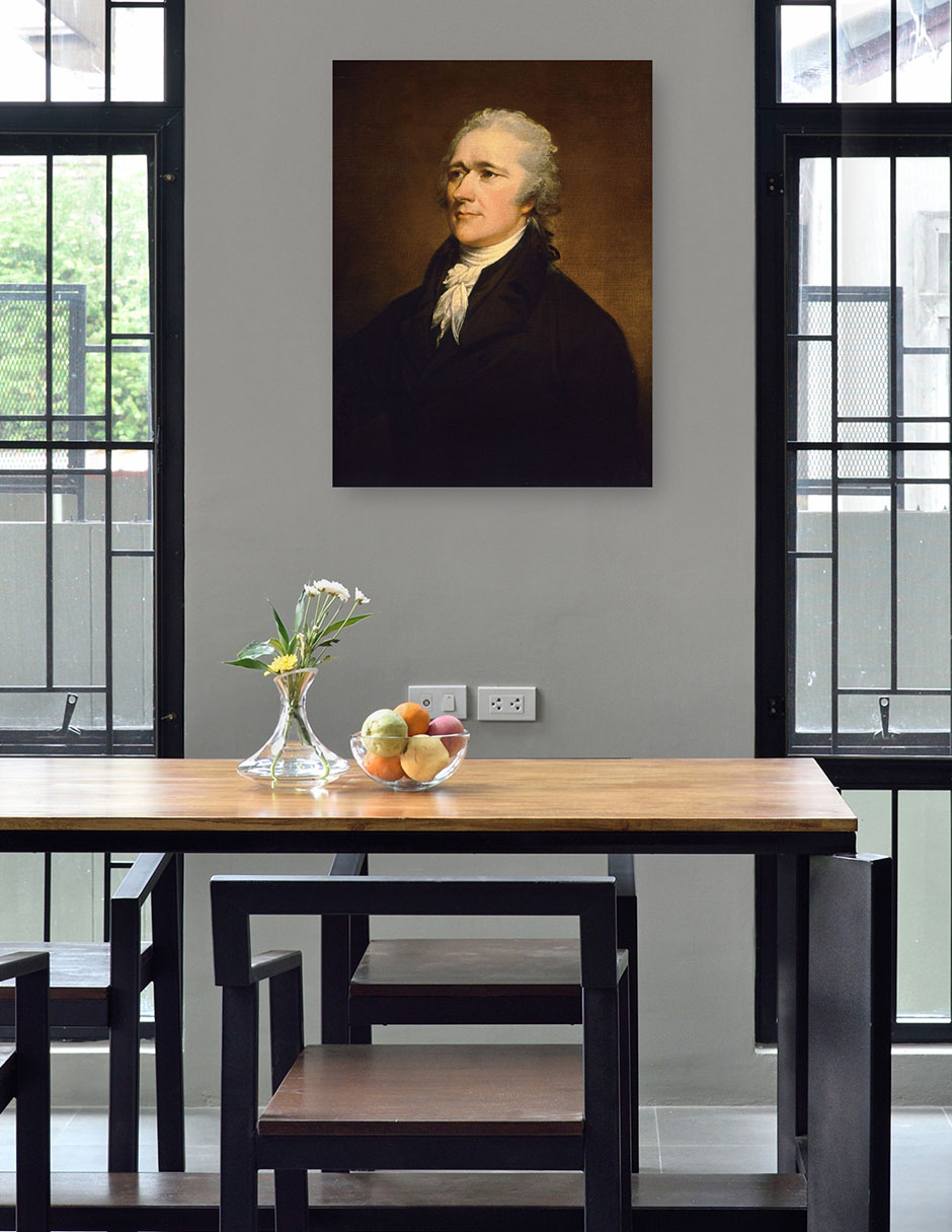 Foto 5 pulgar | Cuadro Decorativo - Alejandro Hamilton, C. 1806- John Trumbull - Fotografía - 69x92 - Impresión En Lienzo - Fine Art Tj