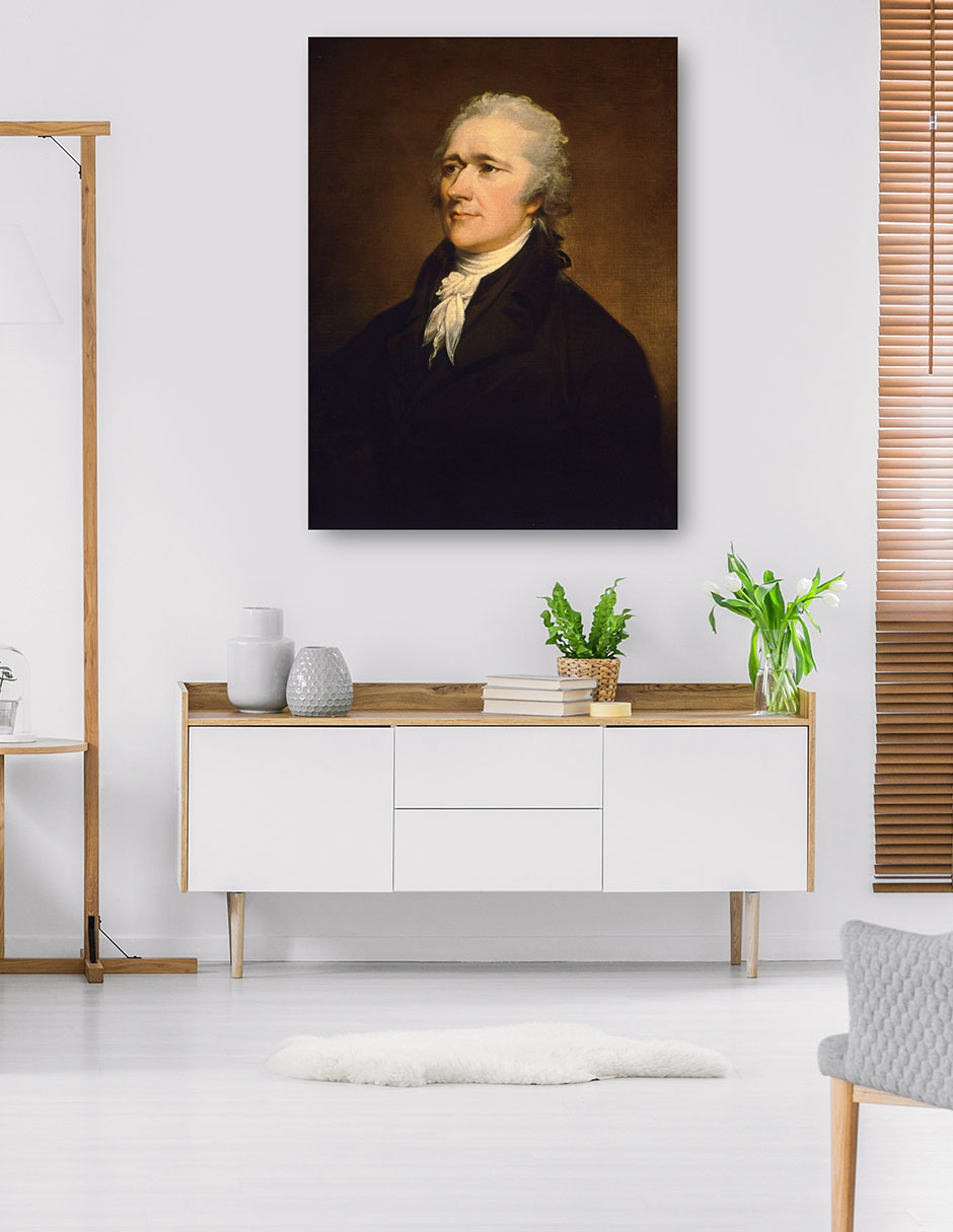 Foto 6 pulgar | Cuadro Decorativo - Alejandro Hamilton, C. 1806- John Trumbull - Fotografía - 69x92 - Impresión En Lienzo - Fine Art Tj