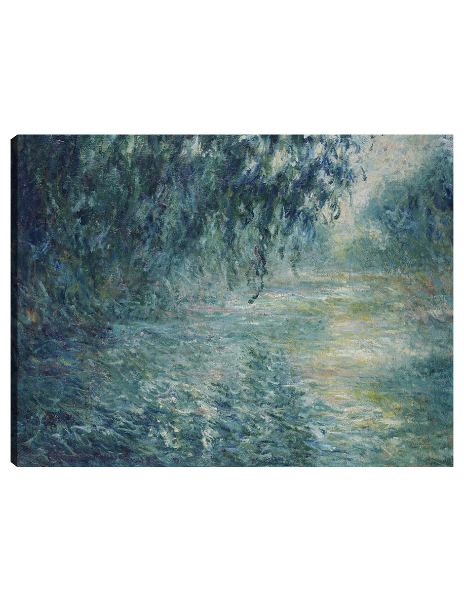 Foto 2 pulgar | Cuadro Decorativo - Mañana En El Sena (1898)- Claude Monet - Paisaje - 46x61 - Impresión En Lienzo - Fine Art Tj