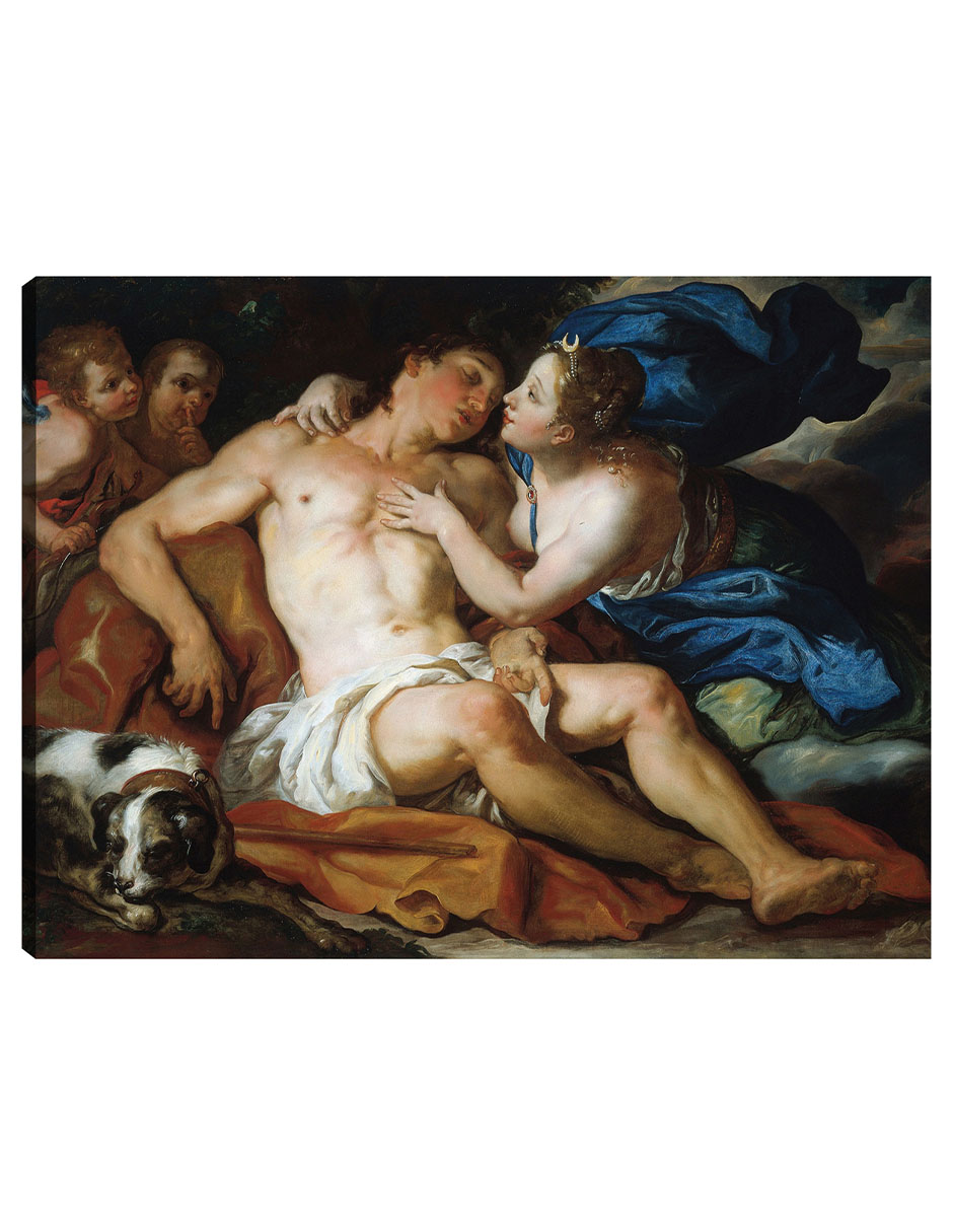 Foto 2 pulgar | Cuadro Decorativo - Diana Y Endimión (1690)- Johann Michael Rottmayr - Fotografía - 28x36 - Impresión En Lienzo