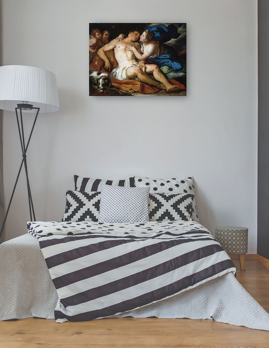 Foto 4 pulgar | Cuadro Decorativo - Diana Y Endimión (1690)- Johann Michael Rottmayr - Fotografía - 28x36 - Impresión En Lienzo