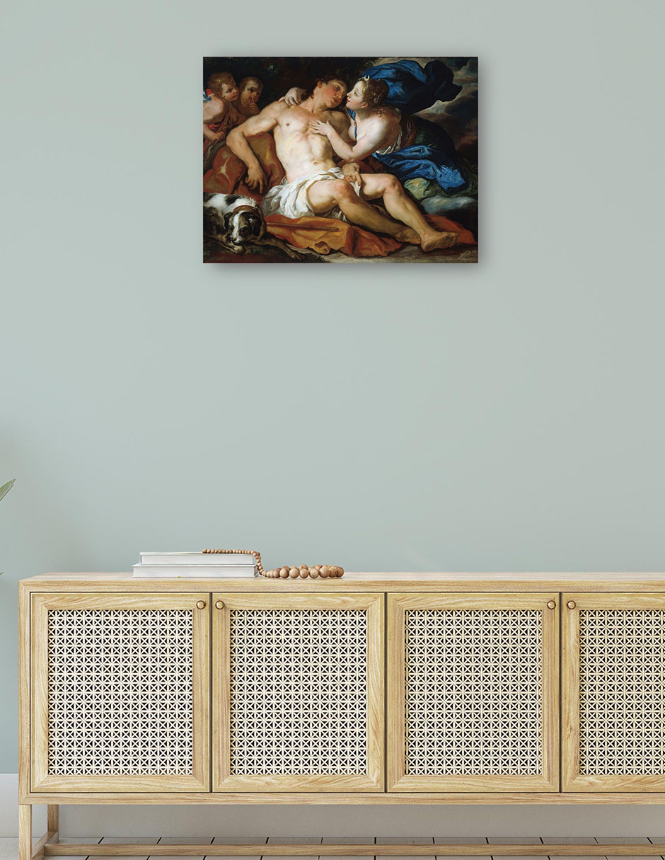 Foto 5 pulgar | Cuadro Decorativo - Diana Y Endimión (1690)- Johann Michael Rottmayr - Fotografía - 28x36 - Impresión En Lienzo