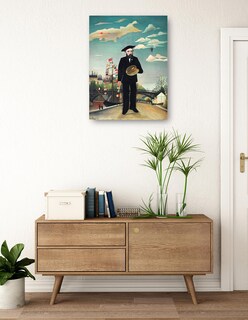 Foto 3 | Cuadro Decorativo - Yo Mismo: Retrato – Paisaje (1890)- Henri Rousseau - Fotografía - 28x36 - Impresión En Li