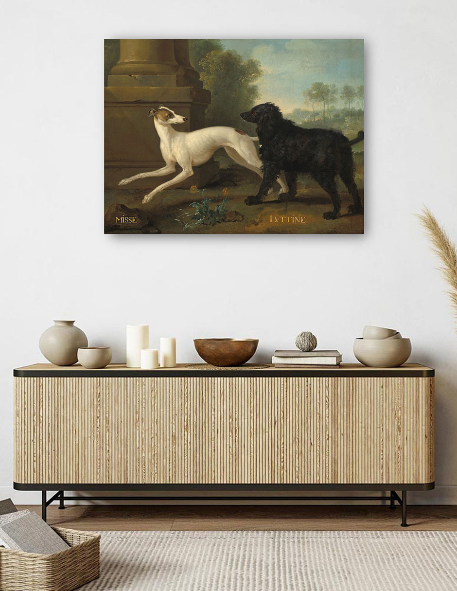 Foto 5 | Cuadro Decorativo - Misse Y Luttine, 1729- Jean-baptiste Oudry - Fotografía - 69x92 - Impresión En Lienzo - Fine Art Tj