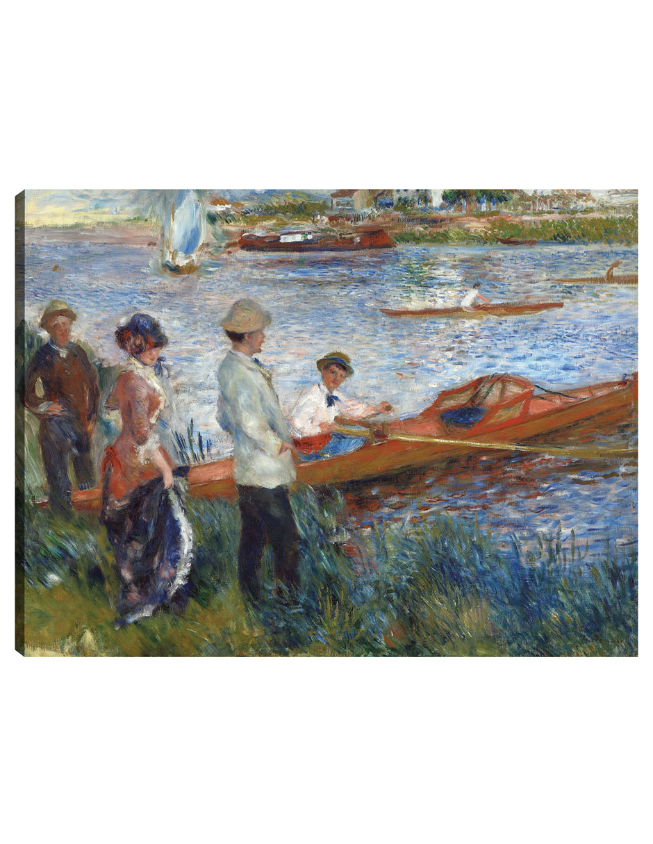 Foto 2 pulgar | Cuadro Decorativo - Remeros En Chatou (1879)- Pierre-auguste Renoir  - Religión - 69x92 - Impresión En Lienzo - Fi