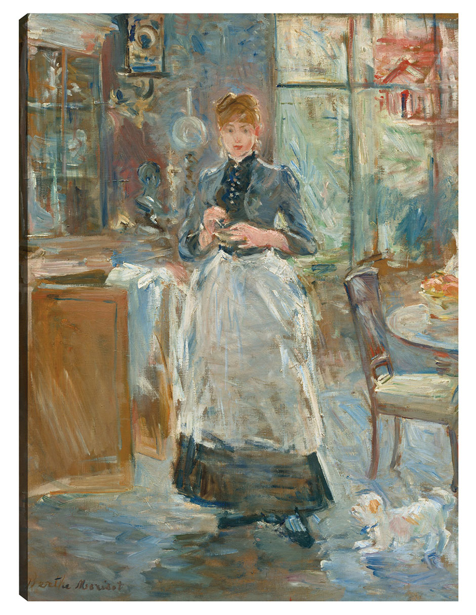 Foto 2 pulgar | Cuadro Decorativo - En El Comedor- Berthe Morisot - Fotografía - 77x102 - Impresión En Lienzo - Fine Art Tj