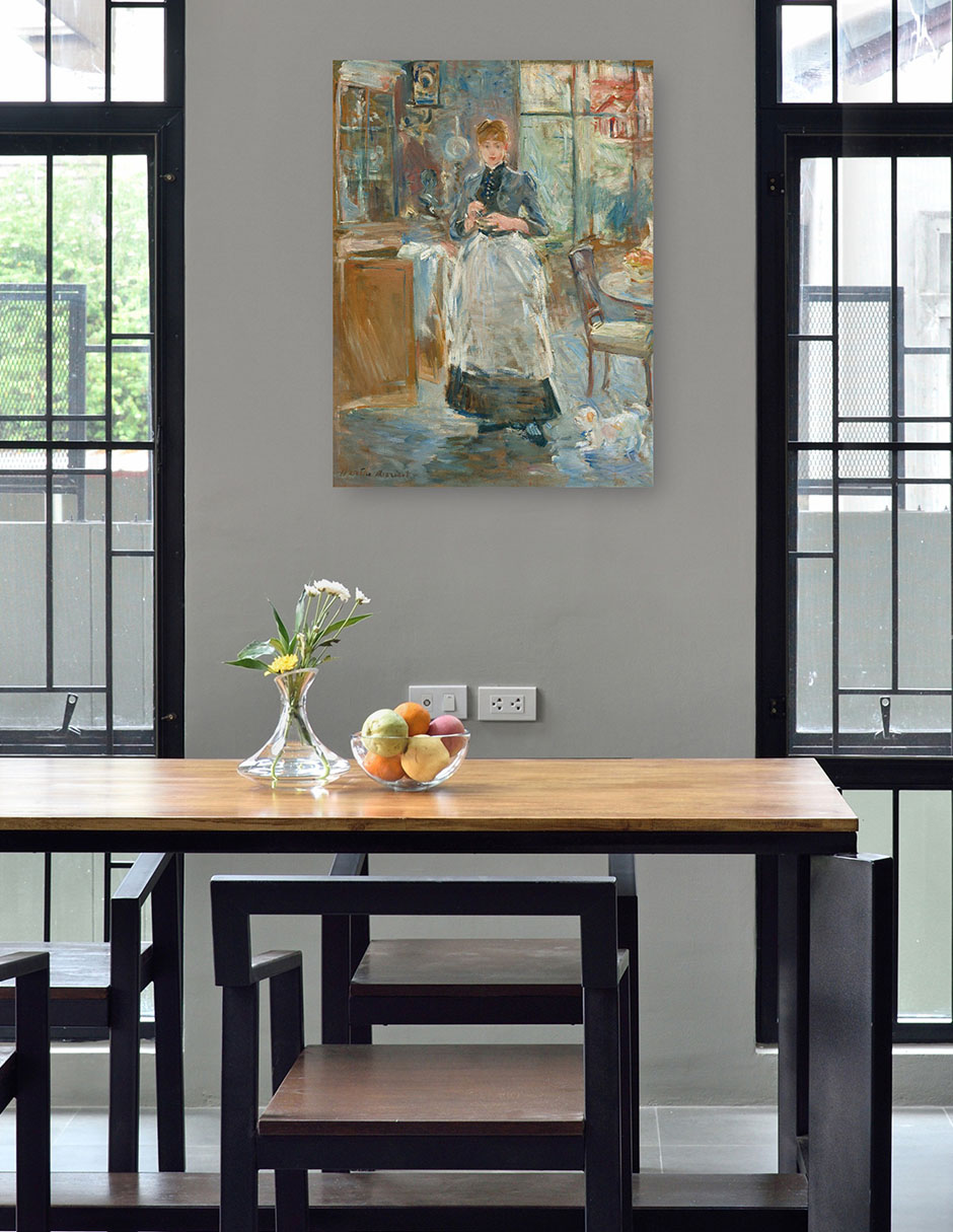 Foto 4 | Cuadro Decorativo - En El Comedor- Berthe Morisot - Fotografía - 77x102 - Impresión En Lienzo - Fine Art Tj