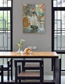 Foto 4 | Cuadro Decorativo - En El Comedor- Berthe Morisot - Fotografía - 77x102 - Impresión En Lienzo - Fine Art Tj