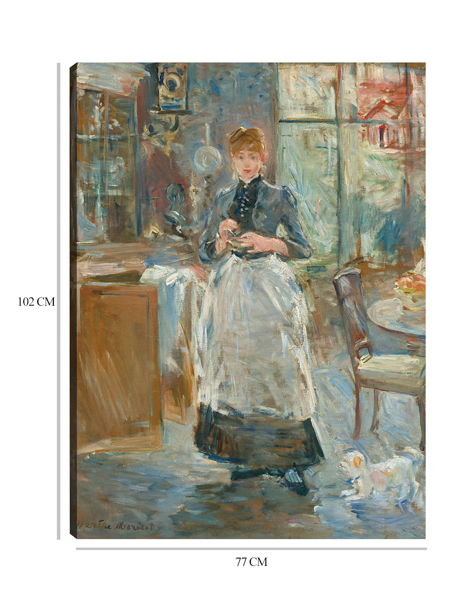 Foto 7 pulgar | Cuadro Decorativo - En El Comedor- Berthe Morisot - Fotografía - 77x102 - Impresión En Lienzo - Fine Art Tj