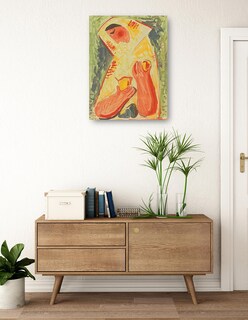 Foto 3 | Cuadro Decorativo - Mujer Con Frutas (1937-1938)- Mikuláš Galanda - Abstracto - 69x92 - Impresión En Lienzo - Fine A