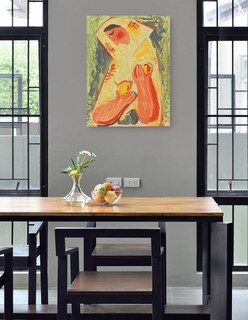 Foto 4 | Cuadro Decorativo - Mujer Con Frutas (1937-1938)- Mikuláš Galanda - Abstracto - 69x92 - Impresión En Lienzo - Fine A