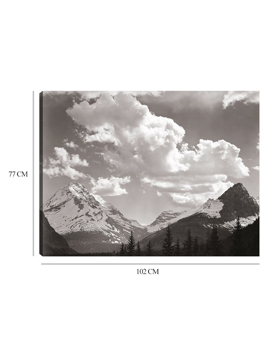 Foto 6 | Cuadro Decorativo - Parque Nacional Los Glaciares, Montana- Ansel Adams - Religión - 77x102 - Impresión En Lien